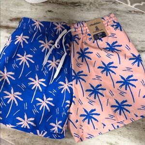 🆕 Chubbies Tropical Blue and Pink Men's Athletic Shorts